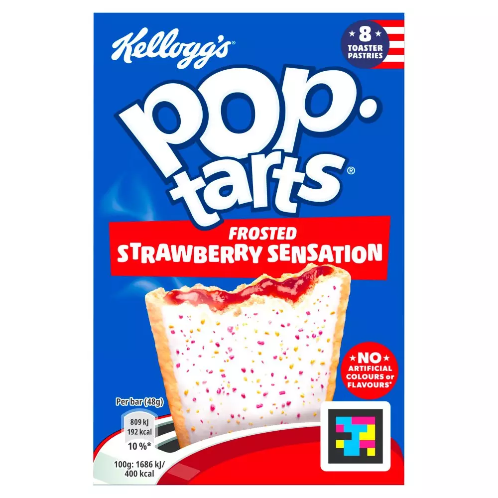KELLOGGS POP TARTS FROSTED STRAWBERRY 384G