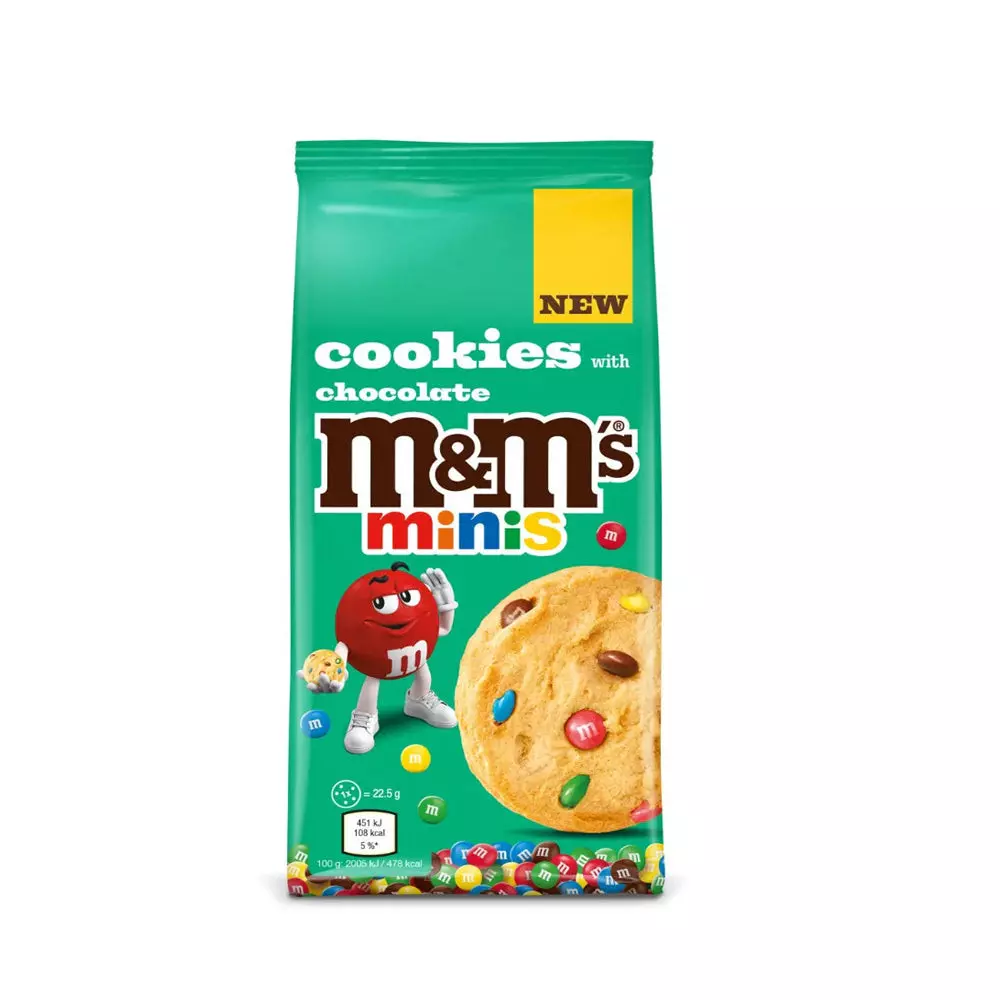 M&MS MINIS CHOCOLATE COOKIES 144 G