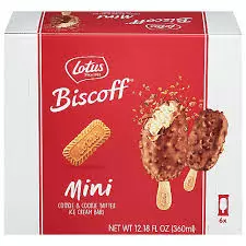 N LOTUS ICE CREAM MINI STICKS *6 