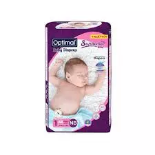 OPTIMAL BABY DIAPERS *48 #1 2_5 KG