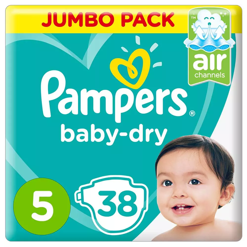PAMPERS DIAPERS JUNIOR*38 #5