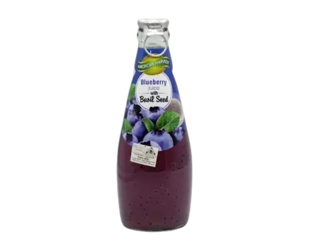 AMERICAN HARVEST BASIL SEED DRINK BLUEBERRY 290 ML