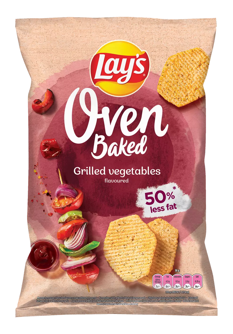 LAYS OVEN BAKED GRILLED VEGETABLES 110G