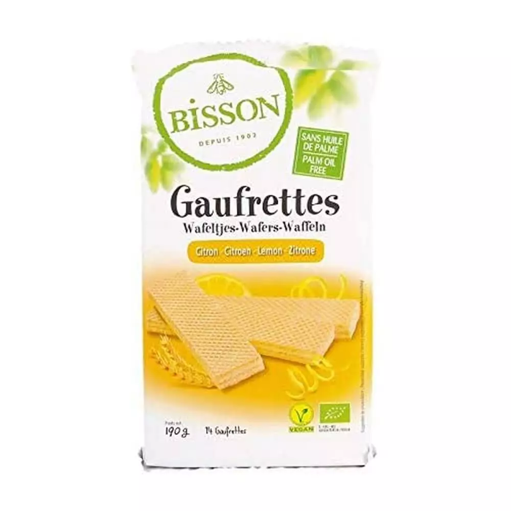 BISSON WAFER LEMON 190 G