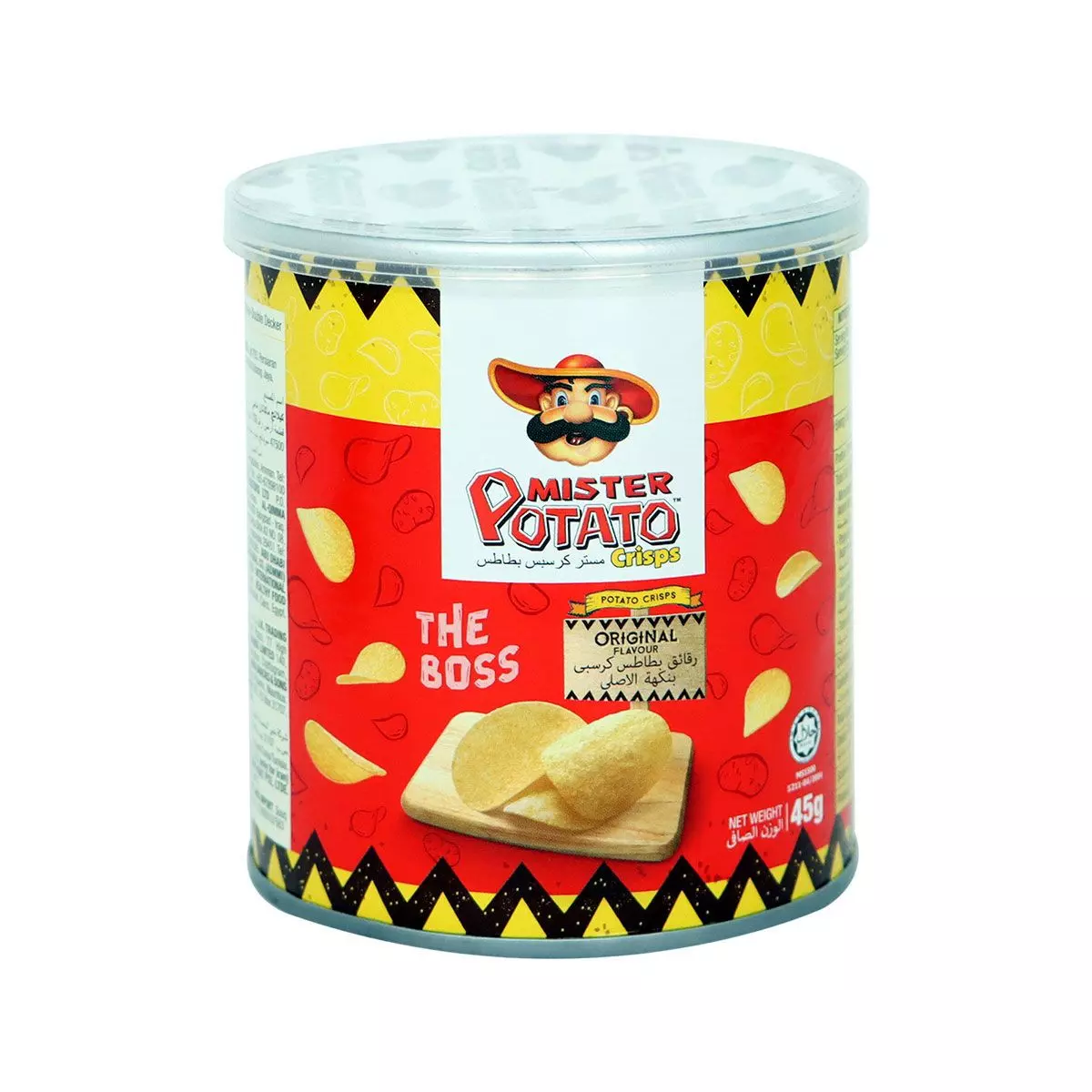 MISTER POTATO CRISPS ORIGINAL 35 G