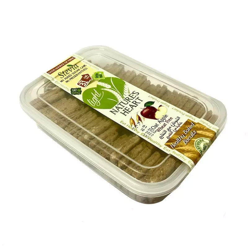 NATURES HEART OAT APPLE BISCUIT LIGHT 300 G