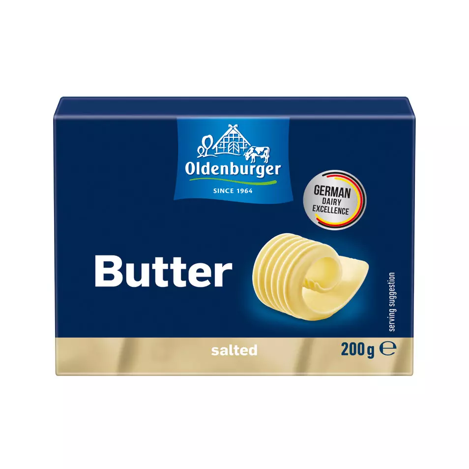 OLDENBURGER BUTTER SALTED 200 G