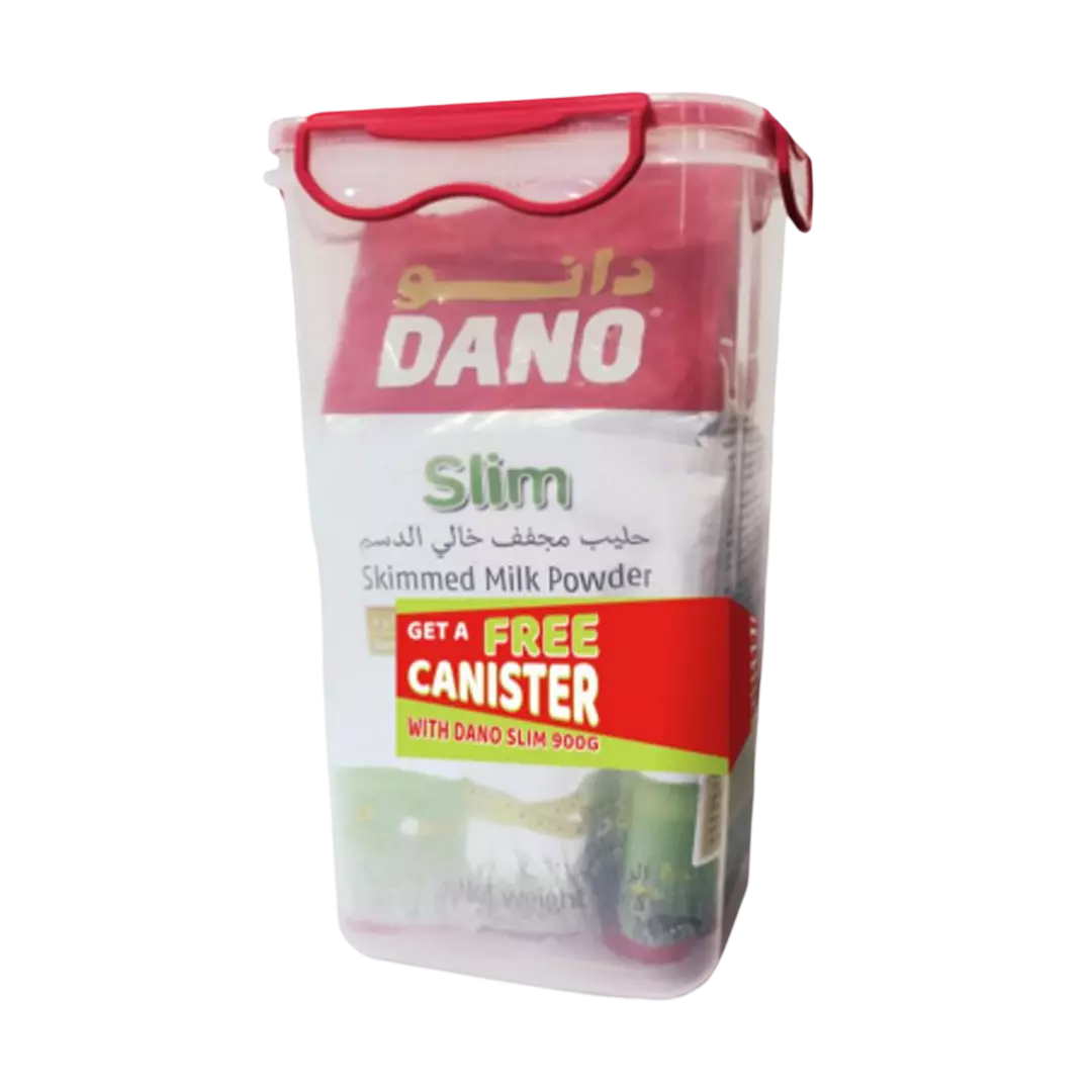 DANO SKIMMED MILK POWDER 900 G+ FREE CANISTER