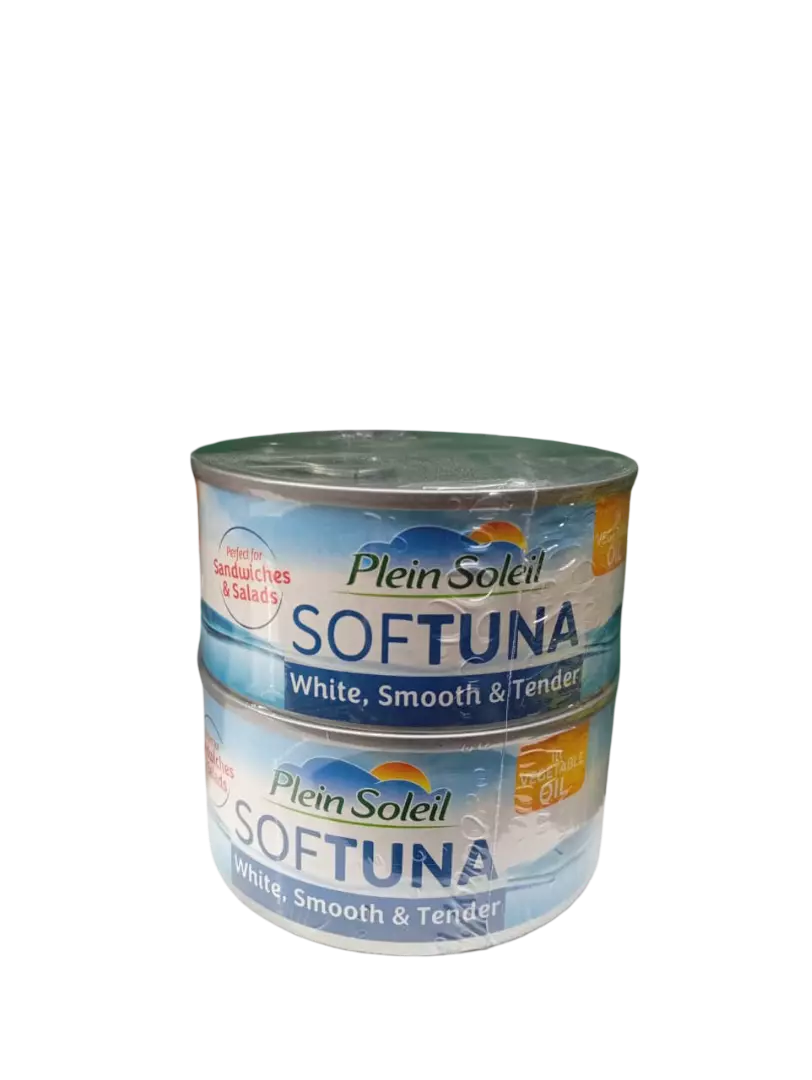 PLEIN SOLEIL SOFTUNA IN VEGETABLE OIL 170 G*2
