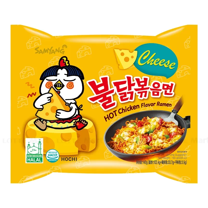 SAMYANG KOREAN NOODLES CHEESE 140G
