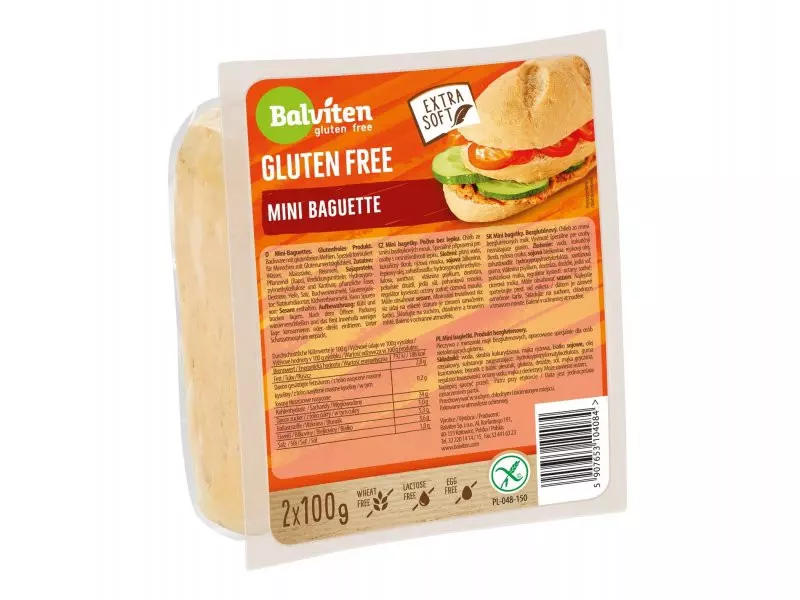 BALVITEN GLUTEN FREE MINI BAGUETTE 200G