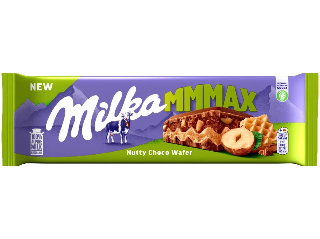MILKA MMMAX NUTTY CHOCO WAFER 270G