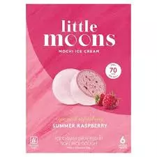 N LITTLE MOONS MOCHI ICE CREAM RASPBERRY*6