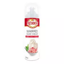 PRESIDENT WHIPPED DAIRY CREAM 250 G