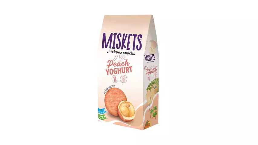 MISKETS CHICKPEA SNACKSPEACH YOGHURT 80 G