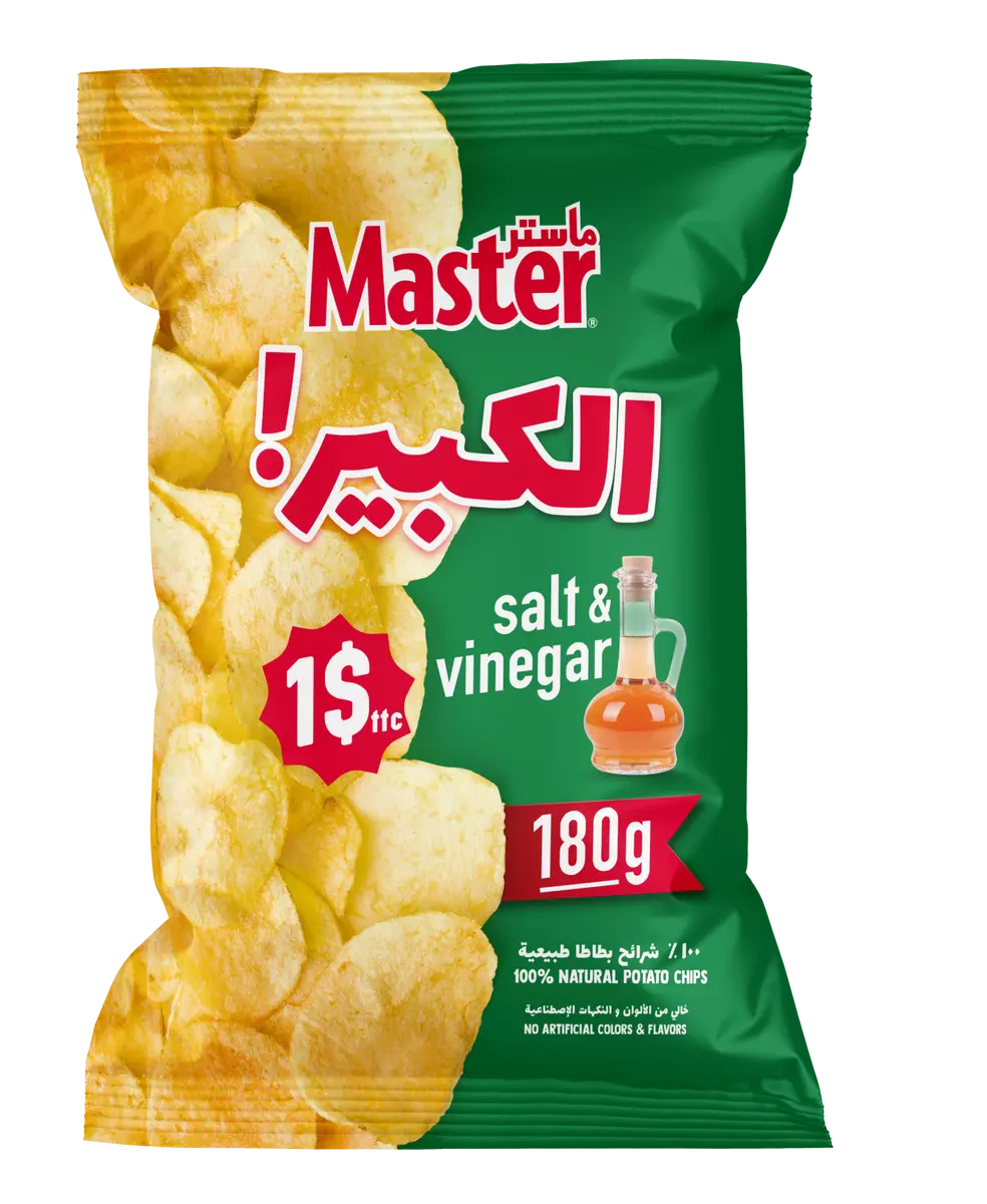 MASTER SALT & VINEGAR CHIPS 170 G