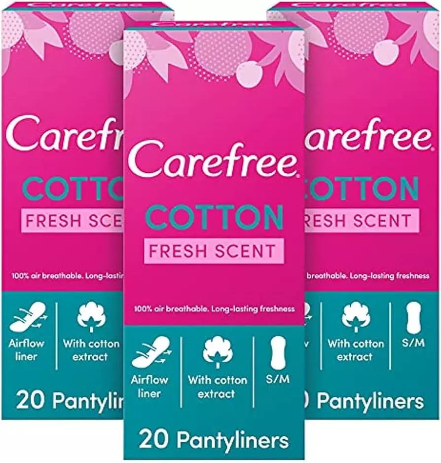 CARE FREE COTTON FEEL* FRESH SCENT *20 *3