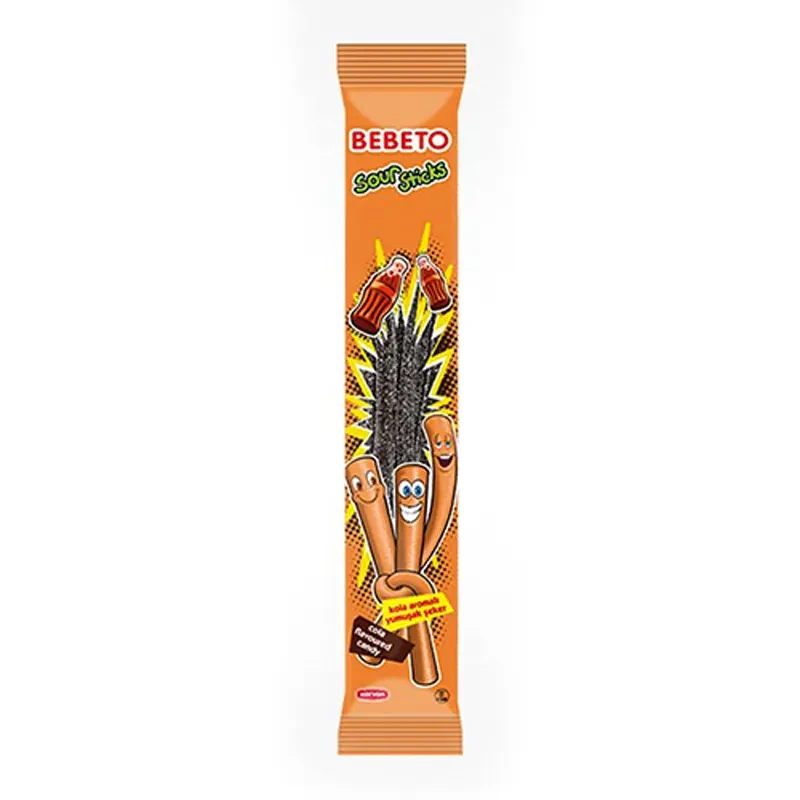 BEBETO SOUR STICK COLA 30G 
