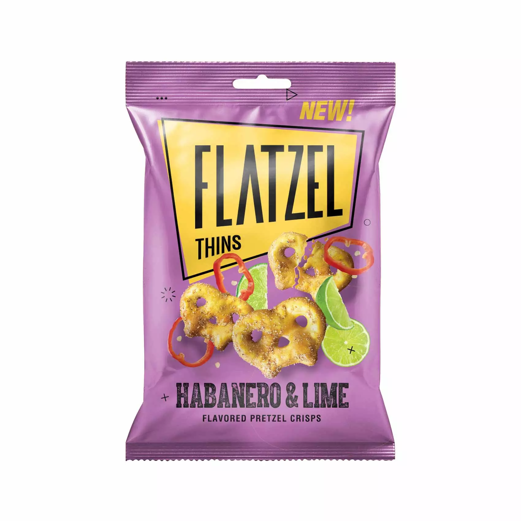 FLATZEL THINS HABANERO & LIME 65 G
