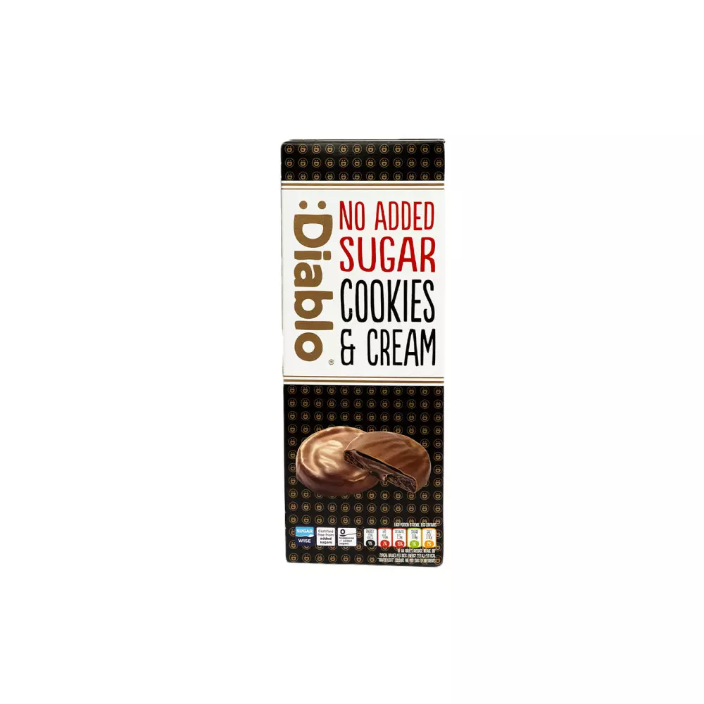 DIABLO COATED CREAM COOKIES 128 G