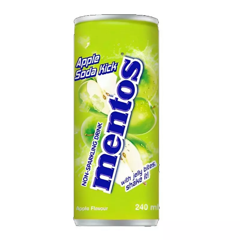 MENTOS DRINK APPLE SODA KICK 240ML 