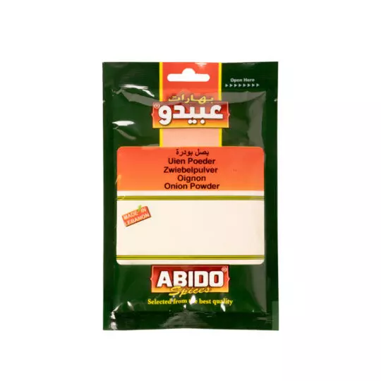 ABIDO ONION POWDER 100 G بصل بودرة