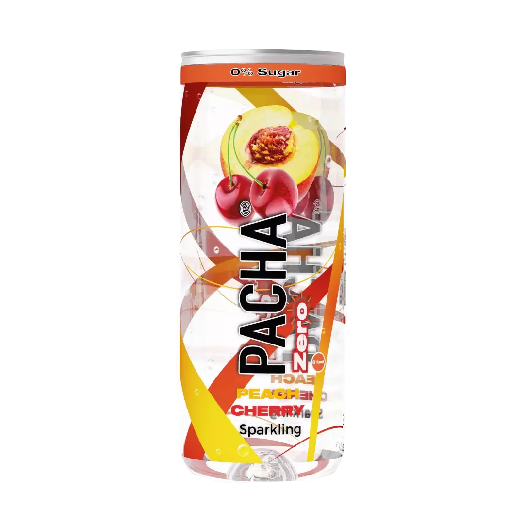 PACHA ZERO PEACH & CHERRY 250ML