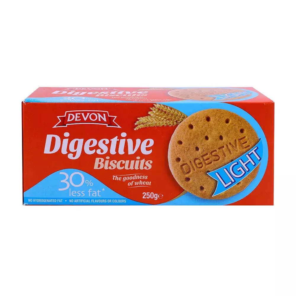 DEVON DIGESTIVE BISCUIT LIGHT 250G