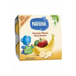 NESTLE APPLE & BANANA PUDDING *4 100G