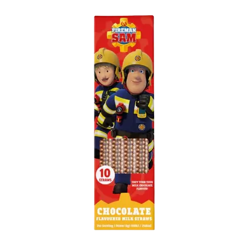 FIRE MAN CHOCO MILK STRAWS 60 G