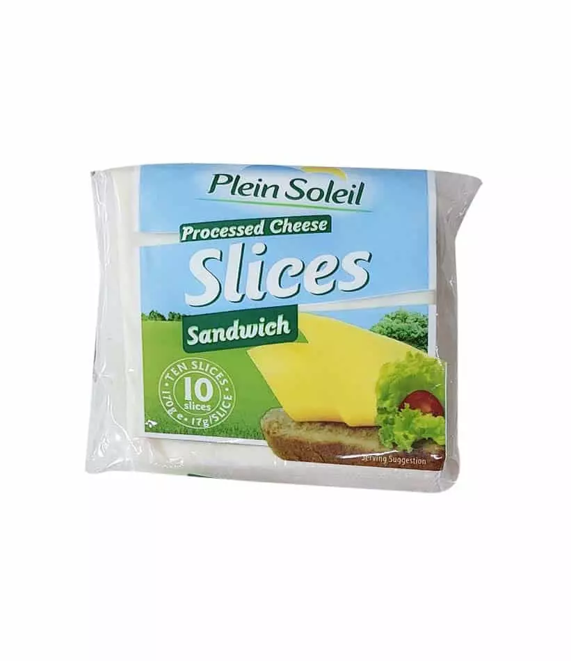 PLEIN SOLEIL PROCESSED CHEESE SLICES SANDWICH*10