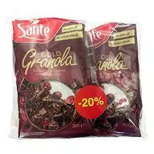SANTE GOLD GRANOLA BROWNIE&CHERRY 300G*2-20%