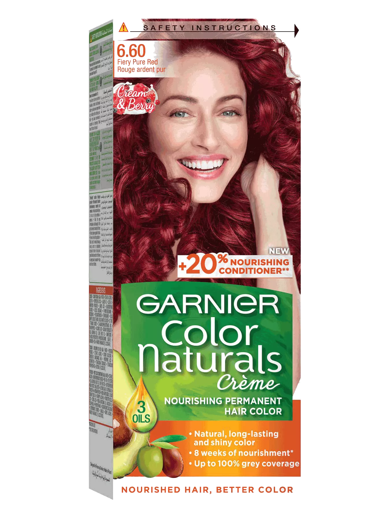 GARNIER COLOR NATURALS FIERY PURE RED 6.6 15% OFF
