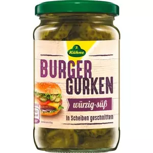 KUHNE BURGER GURKEN 330 G 