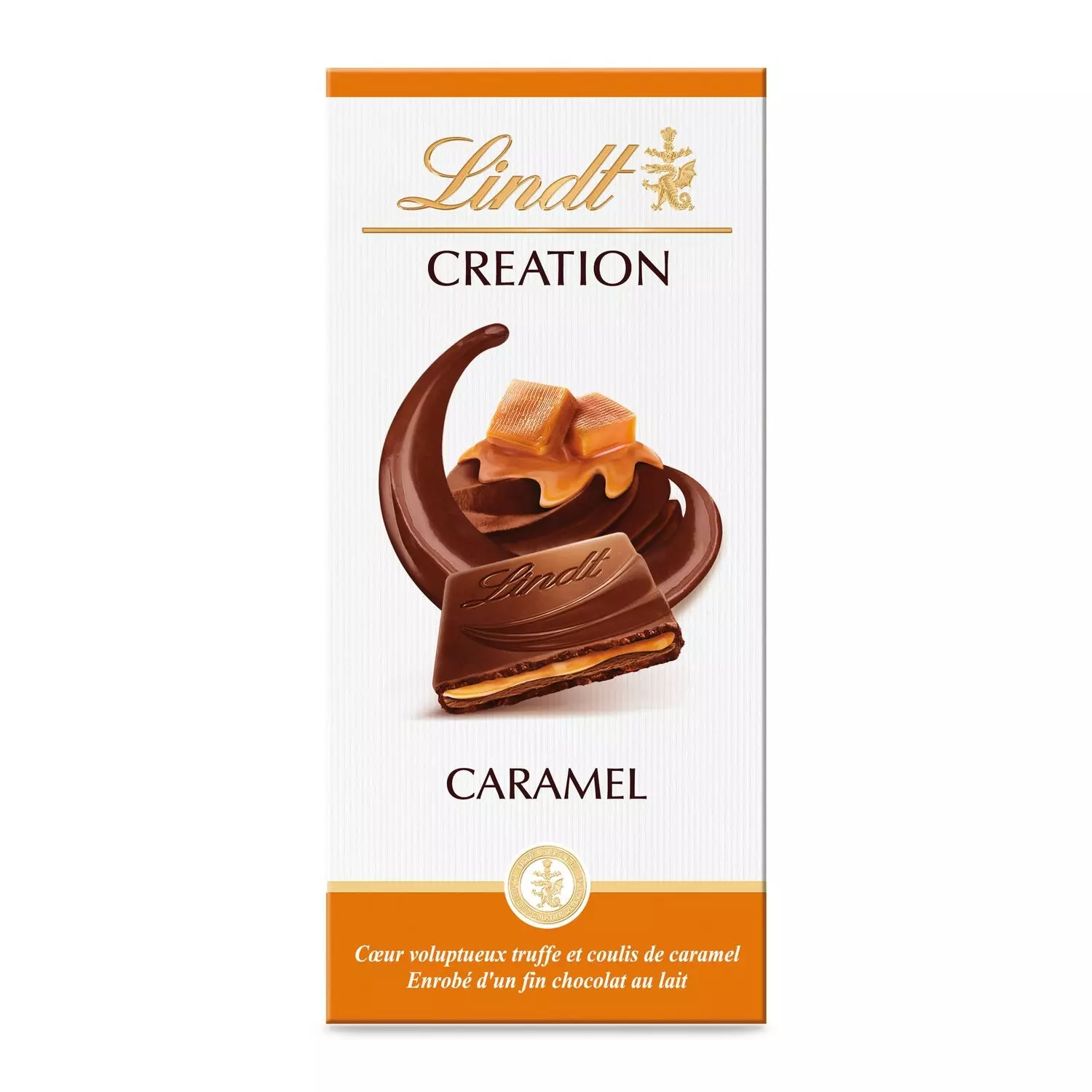 LINDT CREATION LAIT CARAMEL 150 G