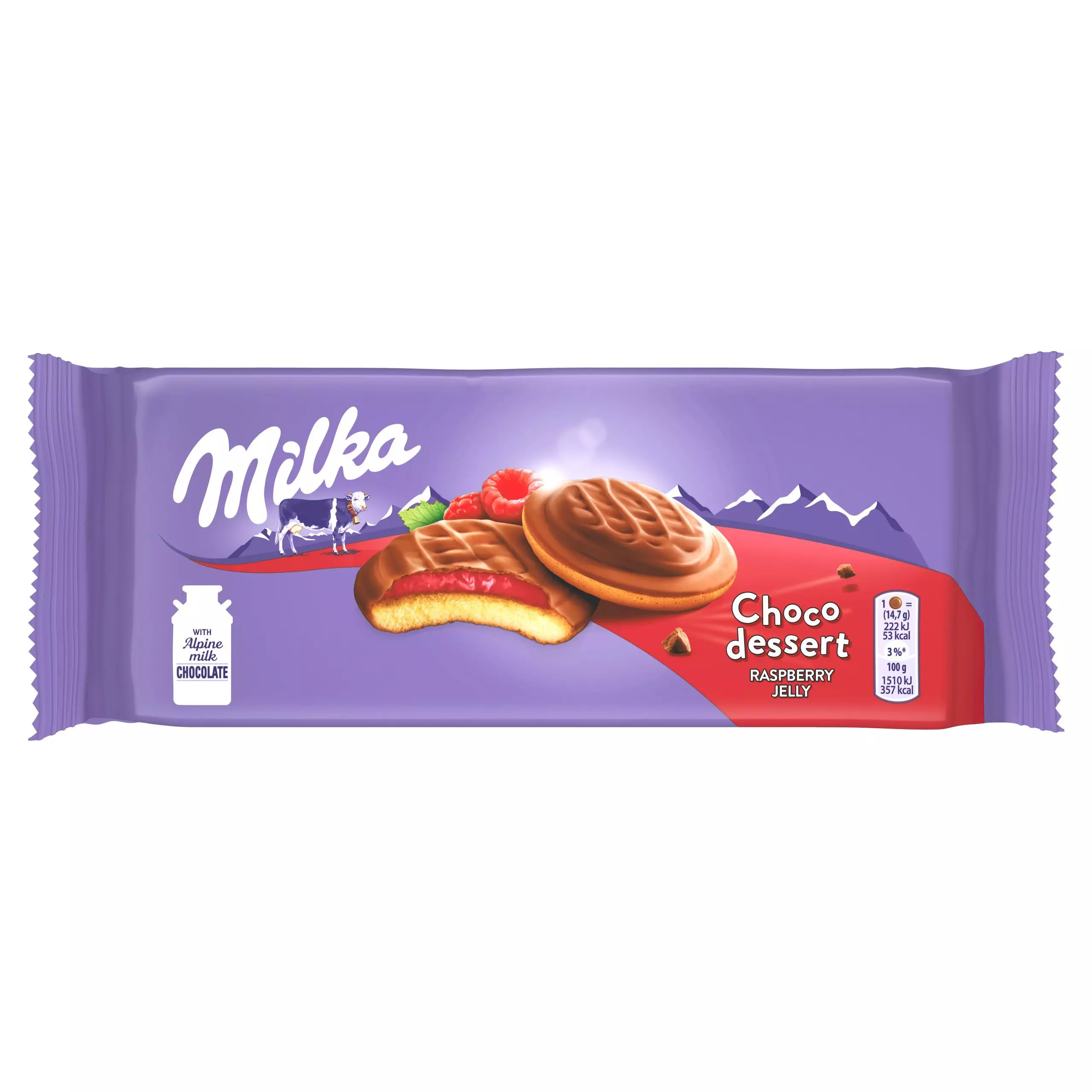 MILKA RASPBERRY CREAM CHOCOLATE 147G