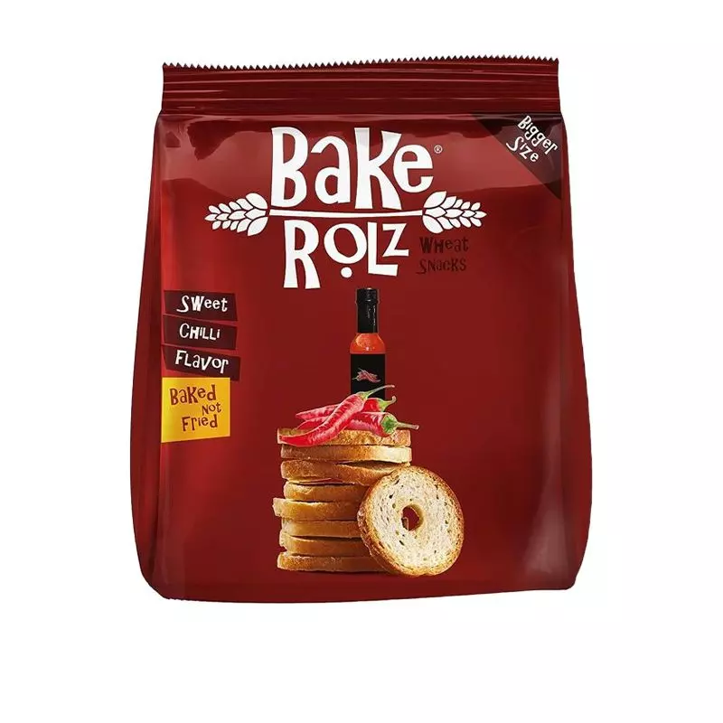 BAKE ROLZ WHEAT SNACKS SWEET CHILLI FLAVOR 48_52 G
