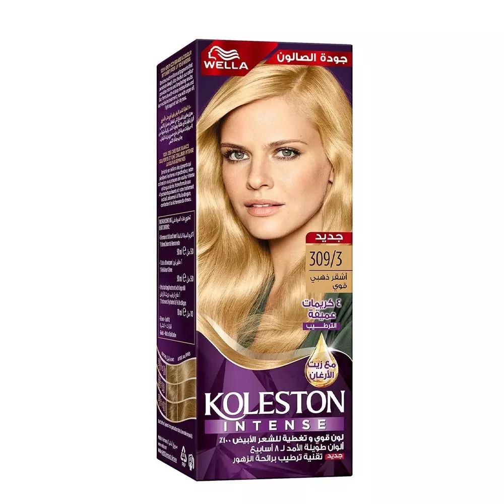 KOLESTON INTENSE GOLDEN BLONDE 309/3 + OXYGEN 