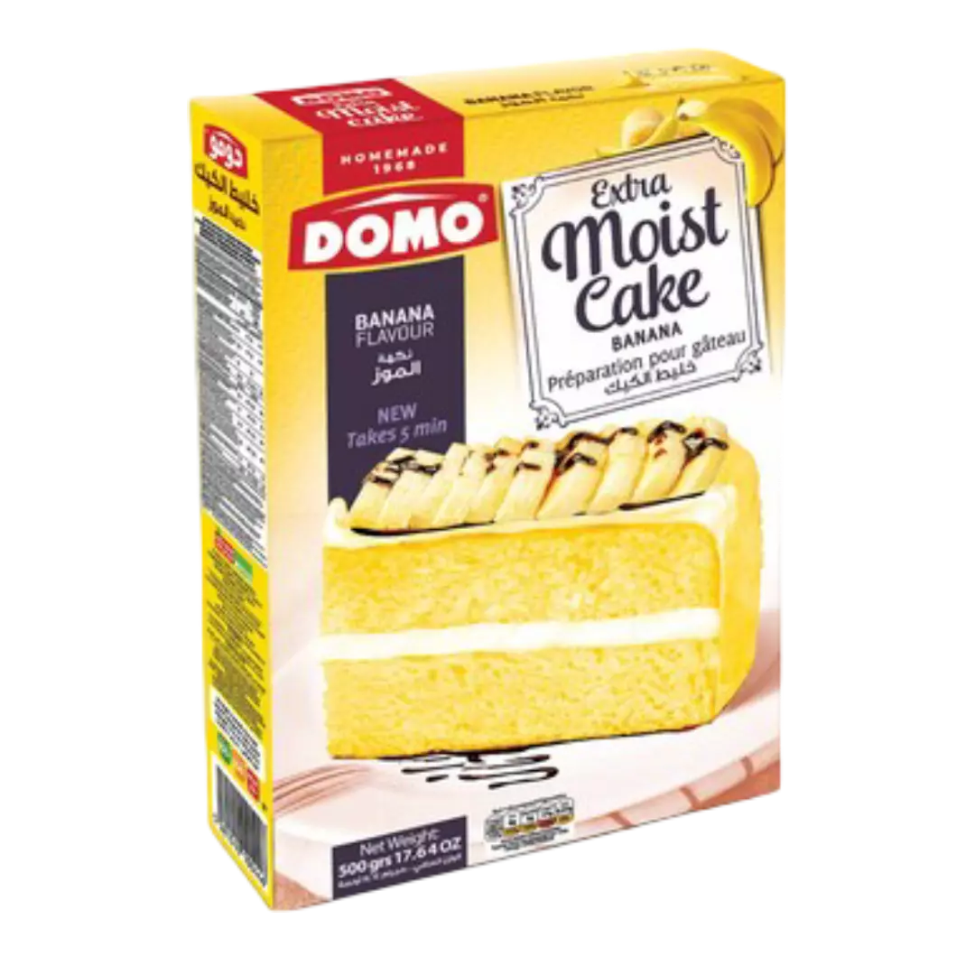 DOMO CAKE MIX BANANA 500 G