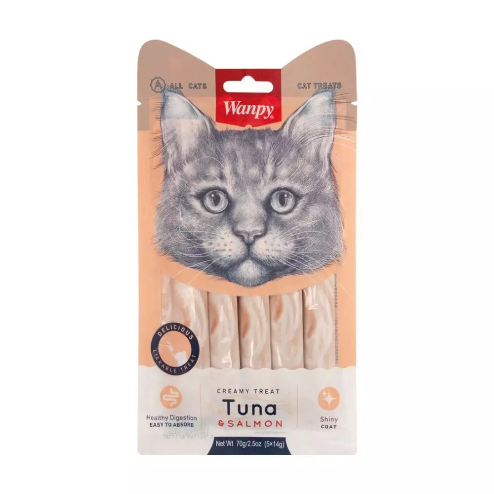 WANPY TUNA SALMON TREAT 70G 