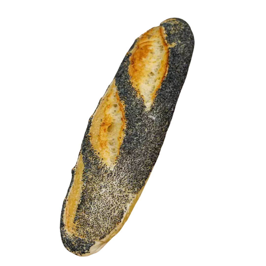 BAGUETTE WHITE POPPY SEED 57