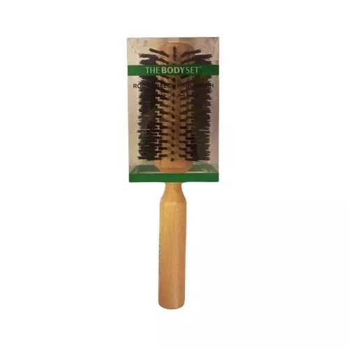 THE BODYSET BIG ROUND BEECH HAIR BRUSH 3046