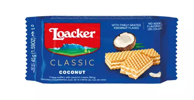 LOACKER CLASSIC COCONUT WAFER 45 G