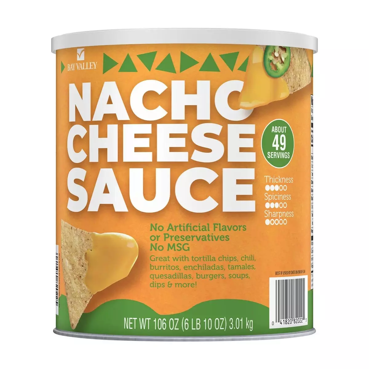 BAY VALLEY NACHO CHEESE SAUCE 3.01 KG