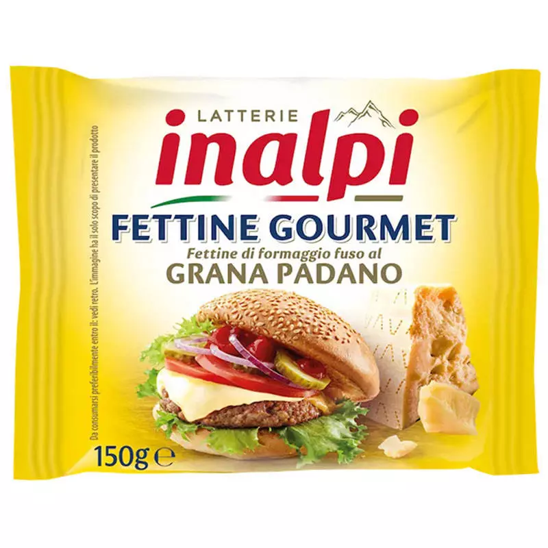 INALPI GRANA PADANO GOURMET CHEESE SLICES 150 G