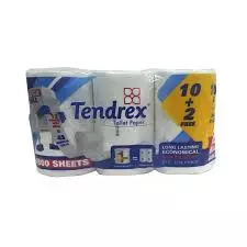 TENDREX TOILET PAPER *10 + 2 FREE