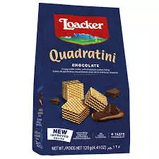LOACKER QUADRATINI CHOCOLATE 125 G