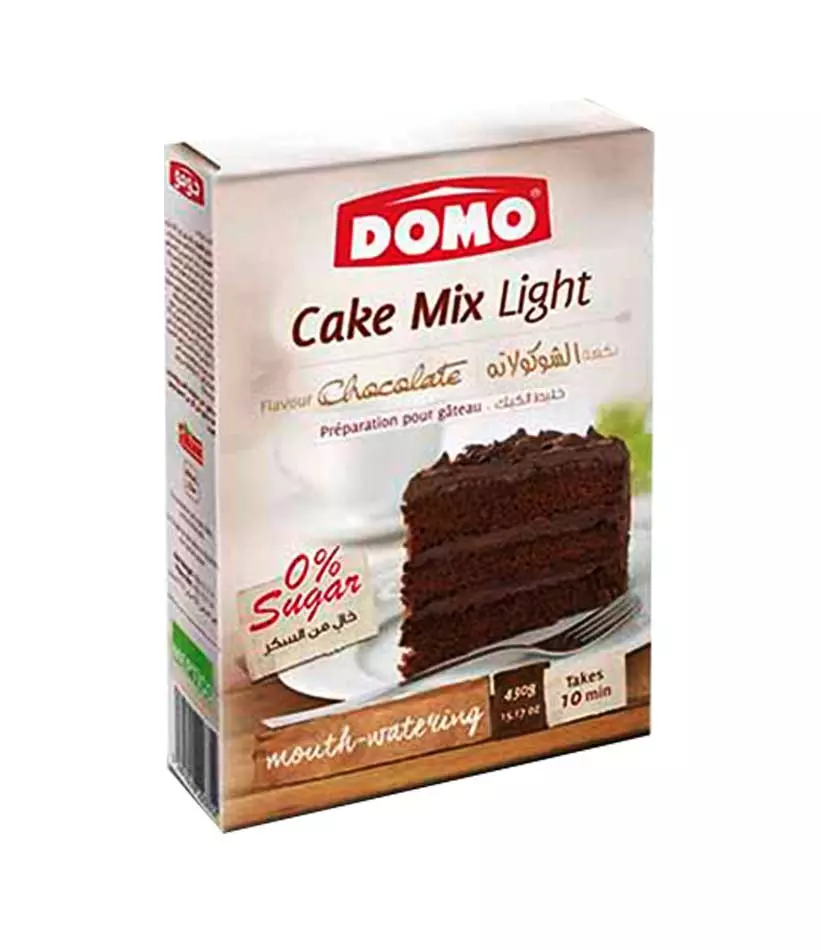 DOMO CAKE MIX LIGHT CHOCOLATE FLAVOUR 430 G