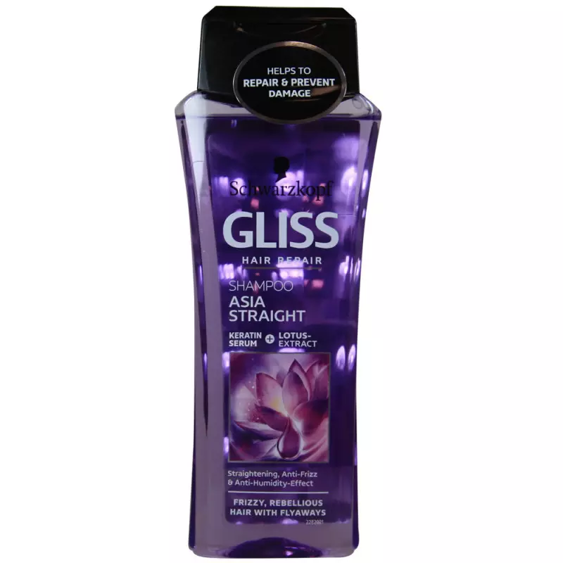GLISS SHAMPOO ASIA STRAIGHT 250 ML