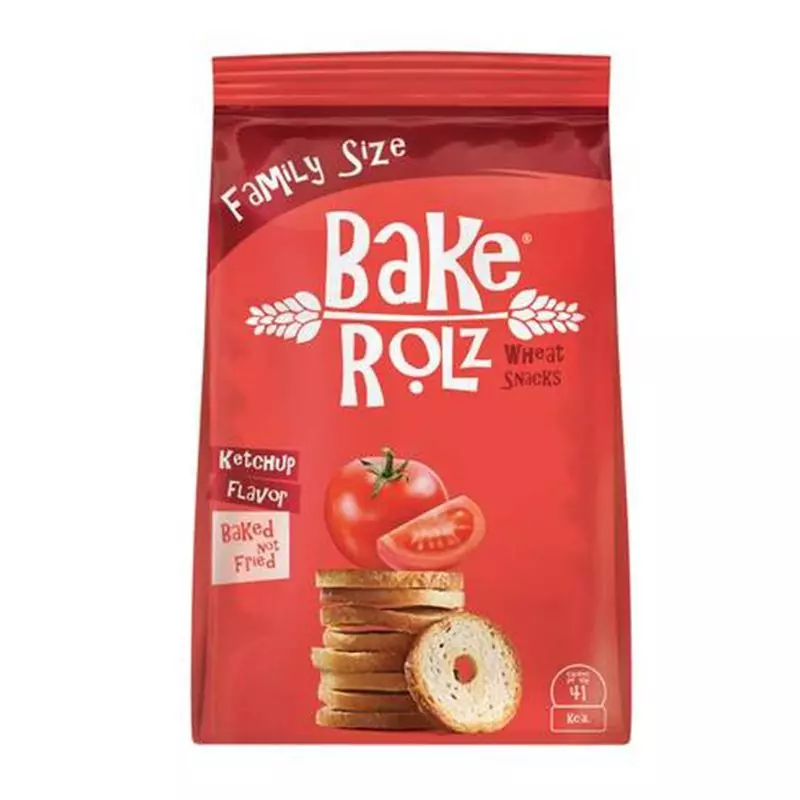 BAKE ROLZ WHEAT SNACKS KETCHUP FLAVOR 100 G
